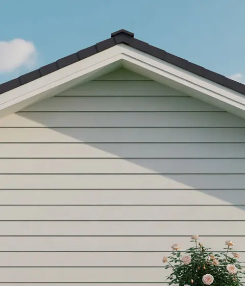 services 12 planches de rive pvc blanc